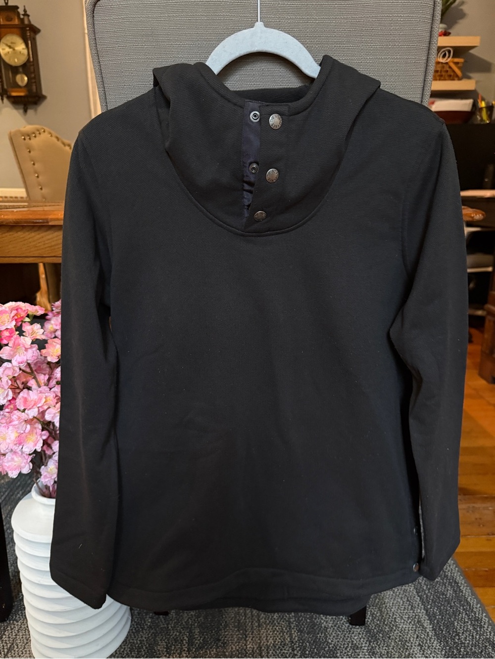 The North Face Women’s Black Snap Neck Pullover Size Large m
